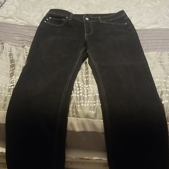 WHBM black bootcut jeans 10S NWOT - Picture 3 of 5